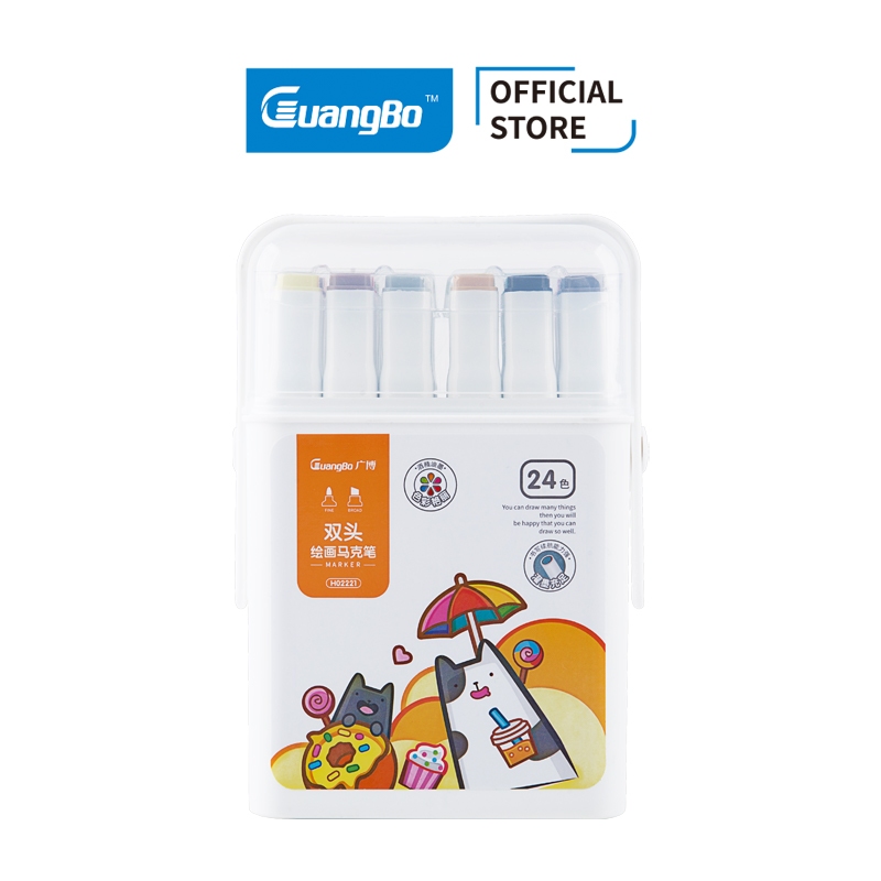 

MARKER 24 COLORS/BOX (WARNA LEBIH BANYAK)