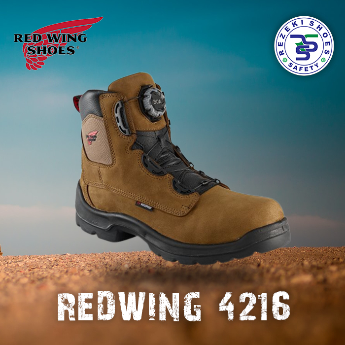 Red Wing BOA Safety Shoes 4216 Original Sepatu Safety