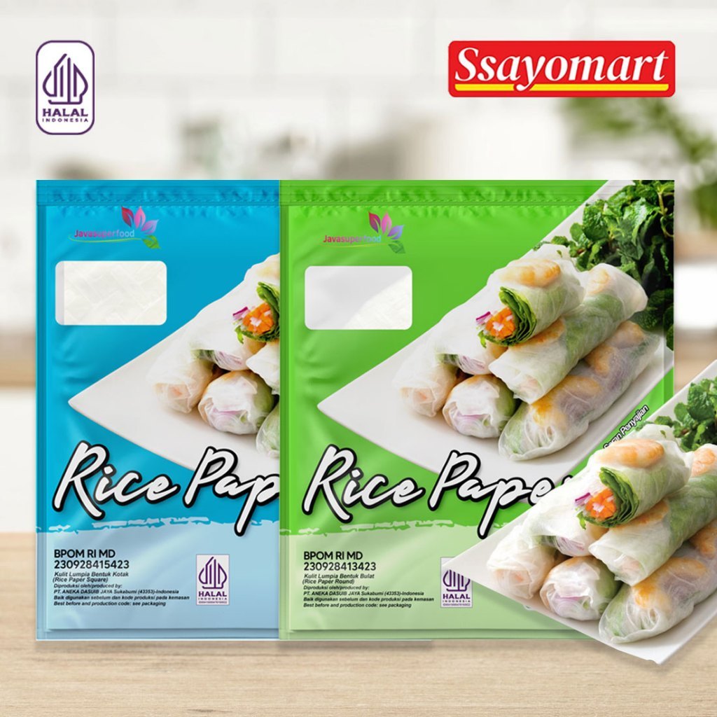

[Halal] Rice Paper Isi 10 Lembar 100g / Banh Trang High Quality Rice Paper 22cm / Kulit Lumpia Vietnam Rice Paper / Rice Roll Spring Roll