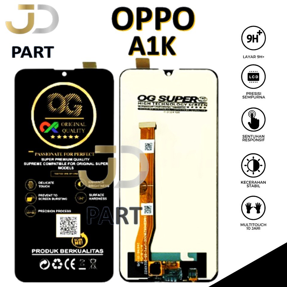 LCD TOUCHSCREEEN OPPO A1K COMPLETE ORIGINAL 100% FULLSET