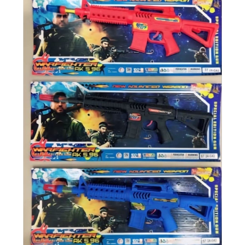 MAINAN ANAK PISTOL TEMBAK TEMBAKAN GUNMAN BISA BUNYI TANPA PELURU MAINAN LAKI LAKI MURAH SNI