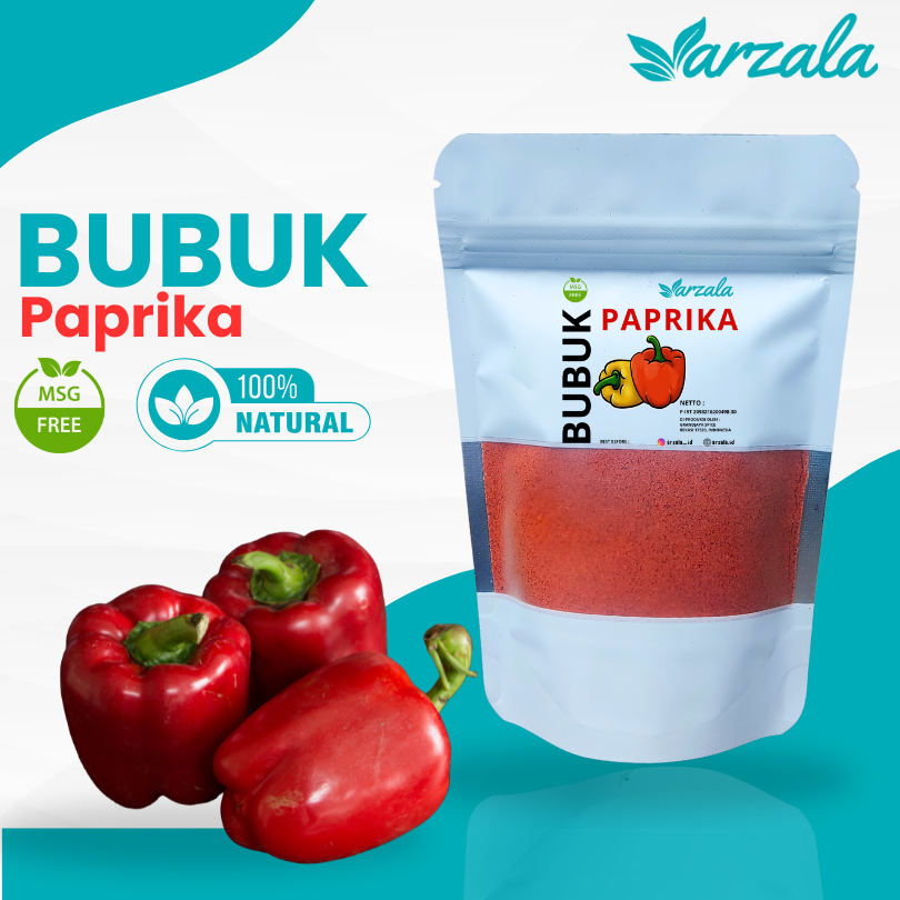 

Bubuk Paprika Murni Arzala 100% Asli Tanpa Campuran | Bumbu Masakan Premium | Menambah Rasa Gurih & Aroma Khas | Cocok untuk Ayam, Daging, Ikan, Saus, Sup, Snack | Kaya Antioksidan, Vitamin C, Bantu Jaga Imun Tubuh