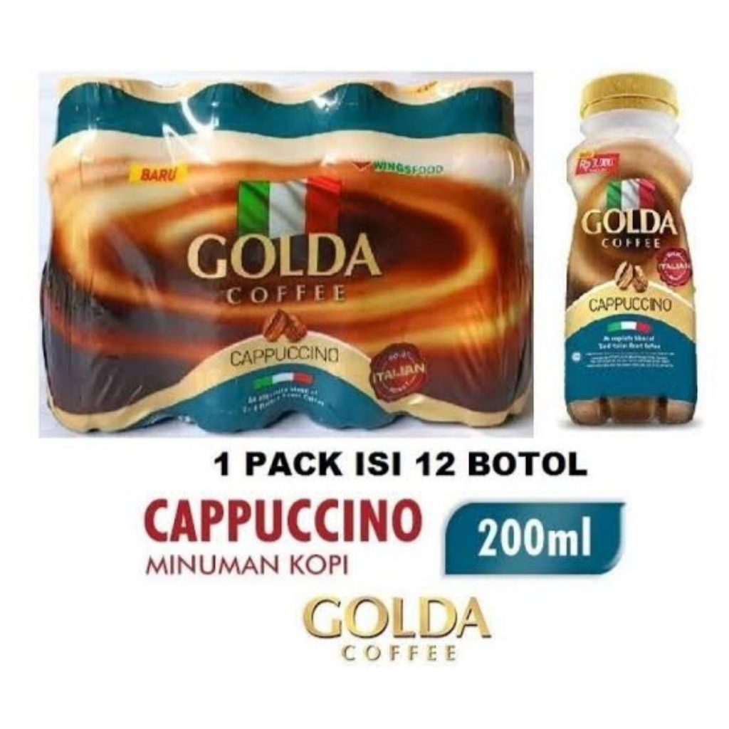 Golda Coffee Cappucino 1 Pack (12 btl)