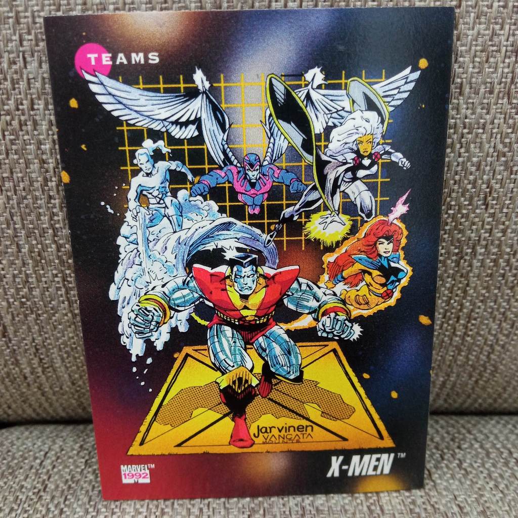 Kartu MARVEL 1992 TEAMS X-MEN Trading MARVEL Card