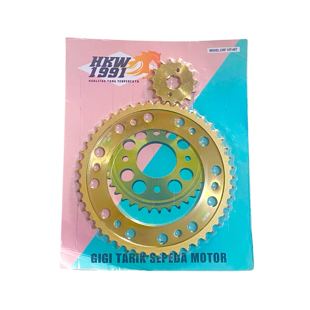 GEAR SET CRF150L 15T/49T HKW1991