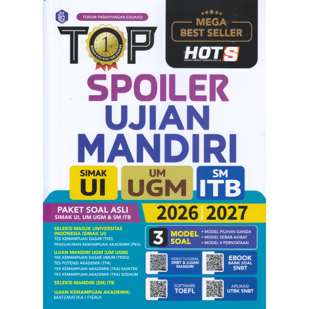 Top Spoiler Ujian Mandiri Simak UI, UM UGM, SM ITB 2026/2027