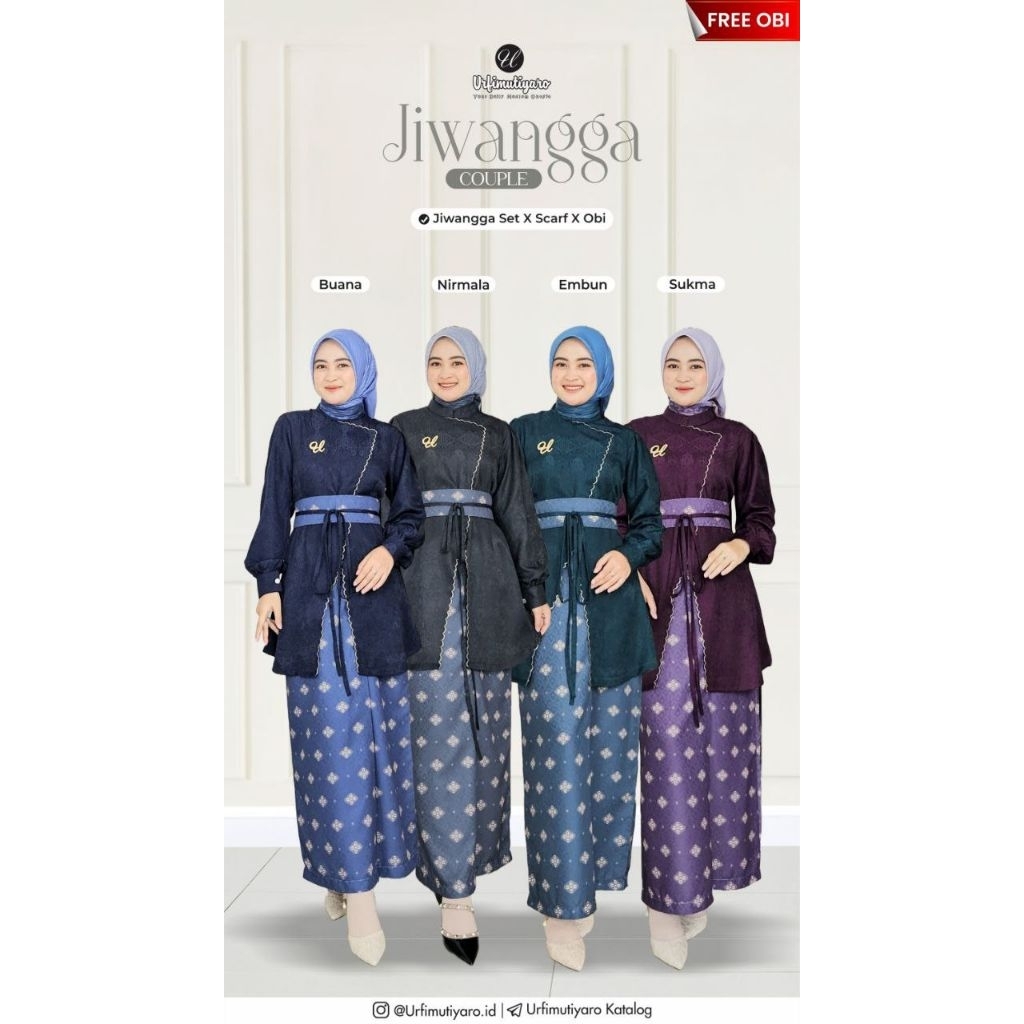 SARIMBIT SET COUPLE JIWANGGA BY URFIMUTIYARO (READY STOK)