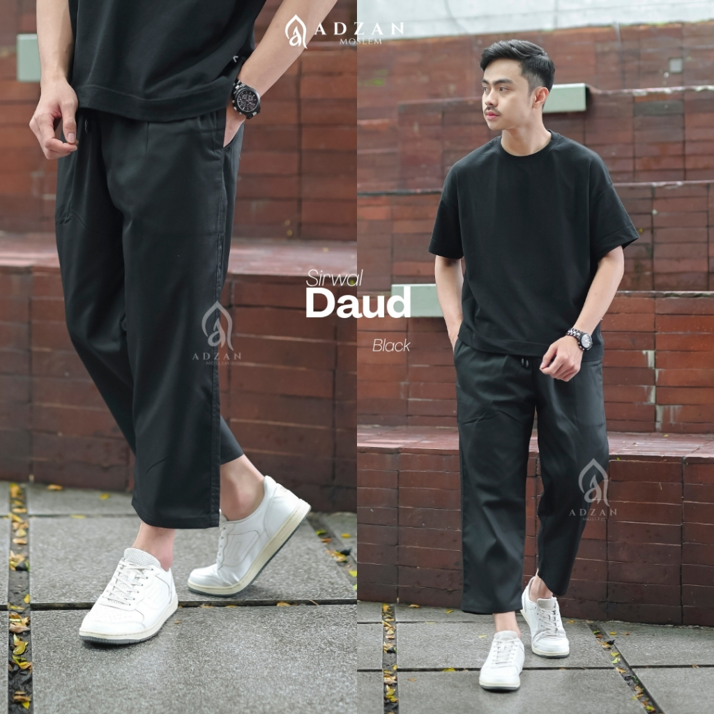 Celana Sirwal Pria Berkualitas Umroh Ready Stock Lebaran Simple Bahan Tebal Panjang Katun Terlaris A