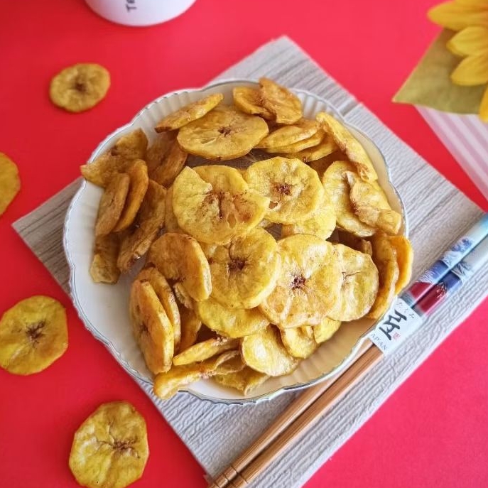 

Pisang Koin Manis 500gr / Pisang Koin Nangka / Keripik Pisang koin Manis