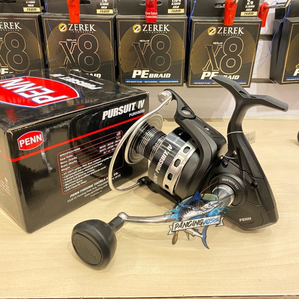 REEL PANCING PENN PURSUIT IV 8000 POWER HANDLE REEL SPINNING | REEL LAUT | REEL PANCING | REEL PENN