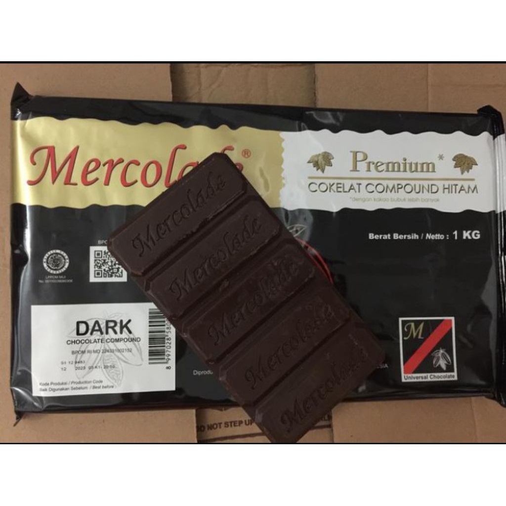 

Mercolade Dark Chocolate Compound 250gr