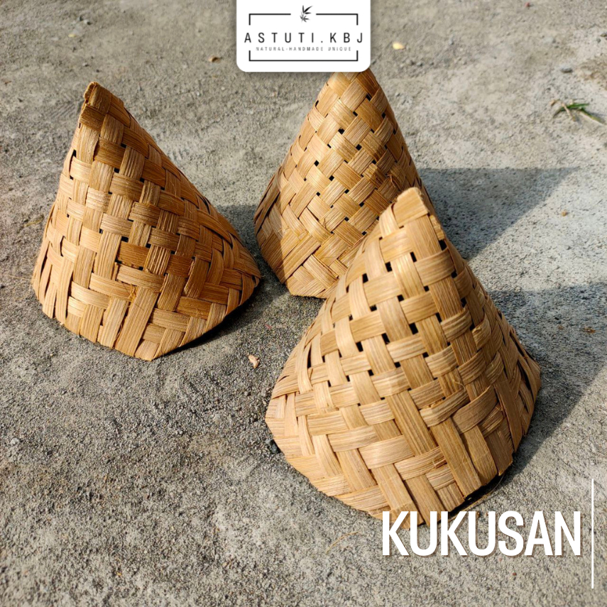 KUKUSAN BAMBU ANYAM | kerajinan bambu | steamer | kukusan kecil | kukusan kerucut | saringan