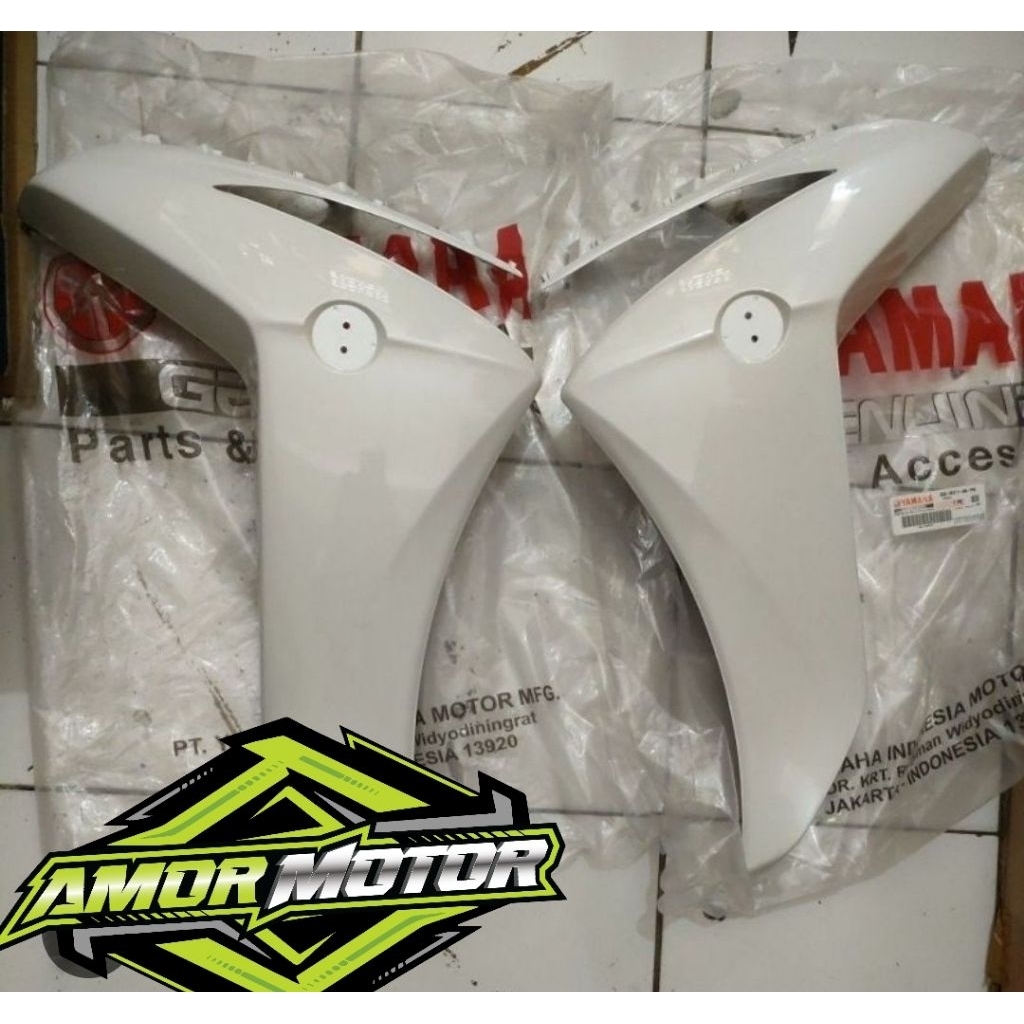 Yamaha Body Cowling Sayap Depan Kanan Kiri Lexi Lexy Putih Original B3F-F8311-00-P0 B3F-F8312-00-P0