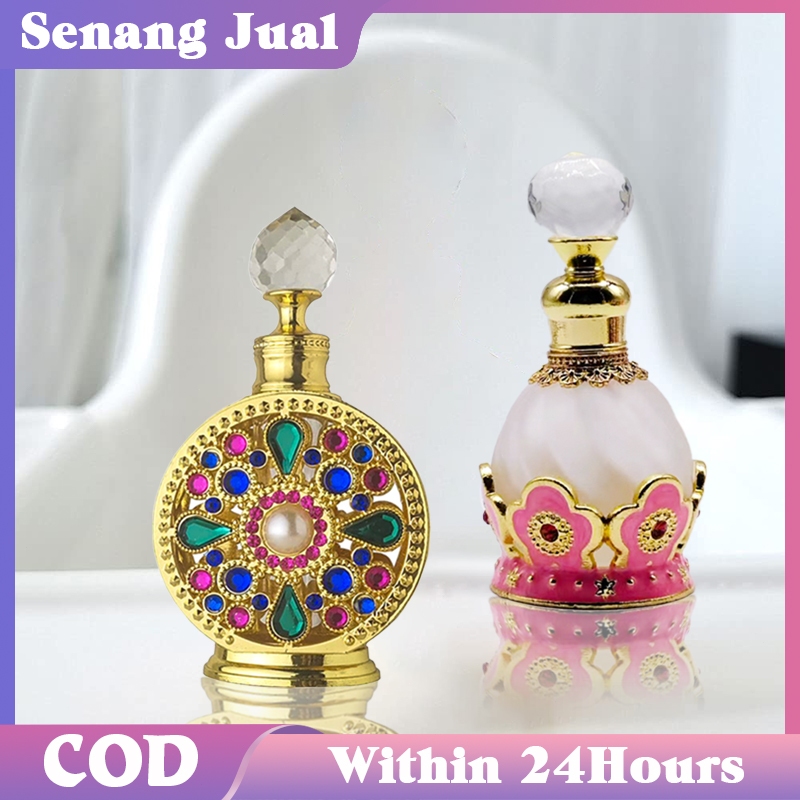 15ml Botol Parfum Antik Arab Botol Kosong  Parfum Refillable Parfum