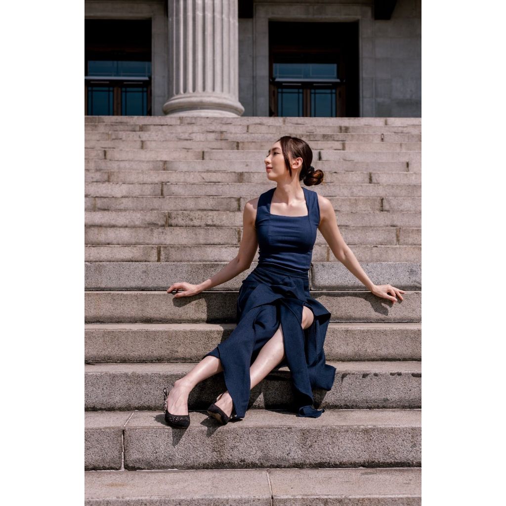 Ammora Skirt Navy - Atvezzo Skirt