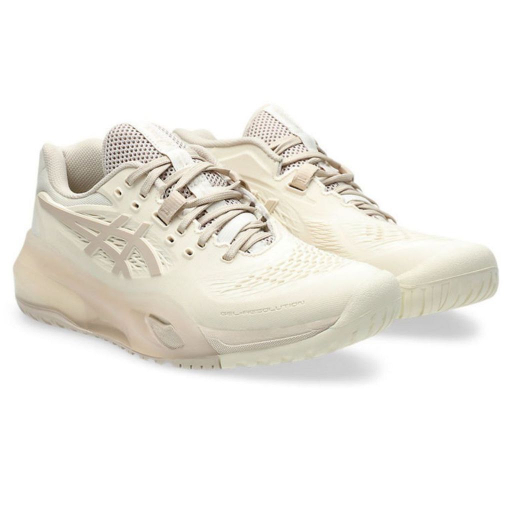 hot product sepatu tennis padel asics gel-res0luti0n x women tennis shoes cream
