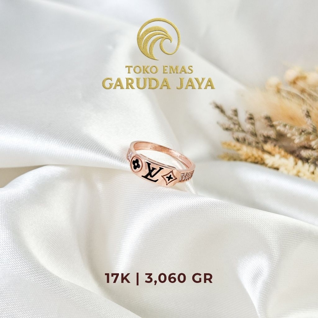CINCIN VALORIA 17K | CINCIN EMAS 17K | CINCIN 3 GR