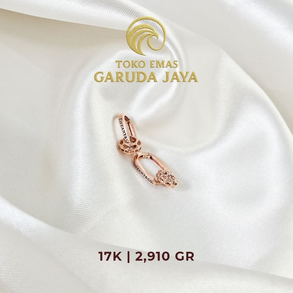 ANTING SOLENNE 17K | ANTING EMAS 17K | ANTING 2 GR