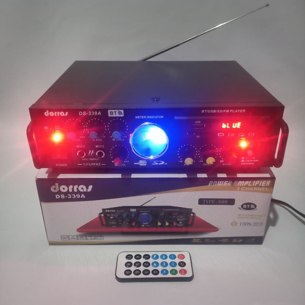 Audio Mixer Amplifier Bluetooth Dorras 2000 Watt