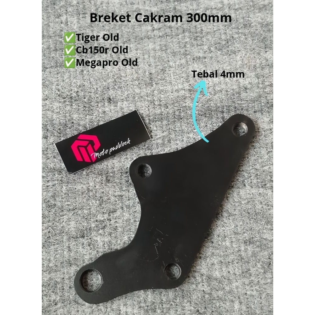 Breket Cakram Bracket Caliper Depan Tiger Lama Cb150 Old Megapro Lama