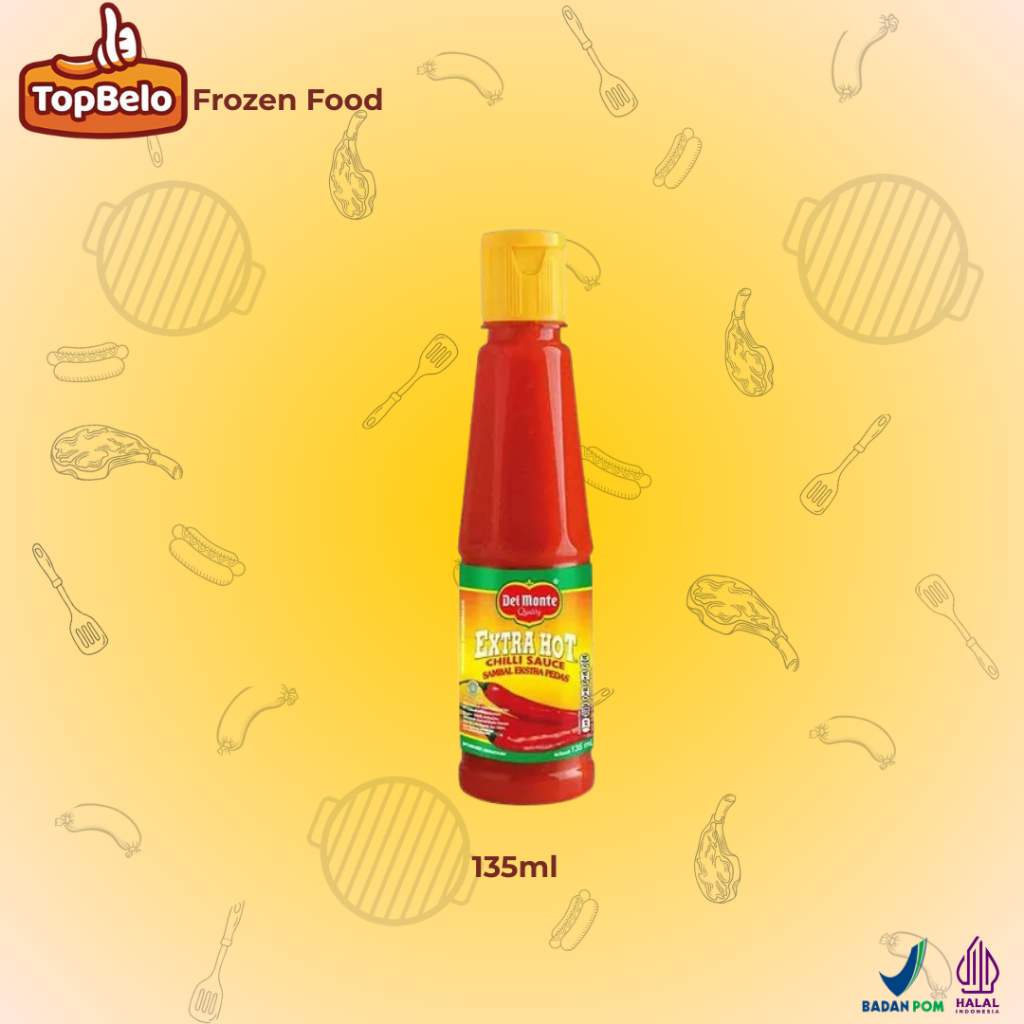 

Del Monte Sambal Ekstra Pedas 135 ml Saus Extra Hot - Top Belo Store