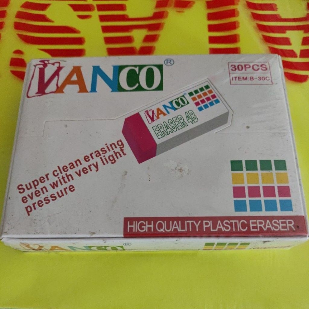 

penghapus warna stip vanco warna warni warna random ecer 1 pcs