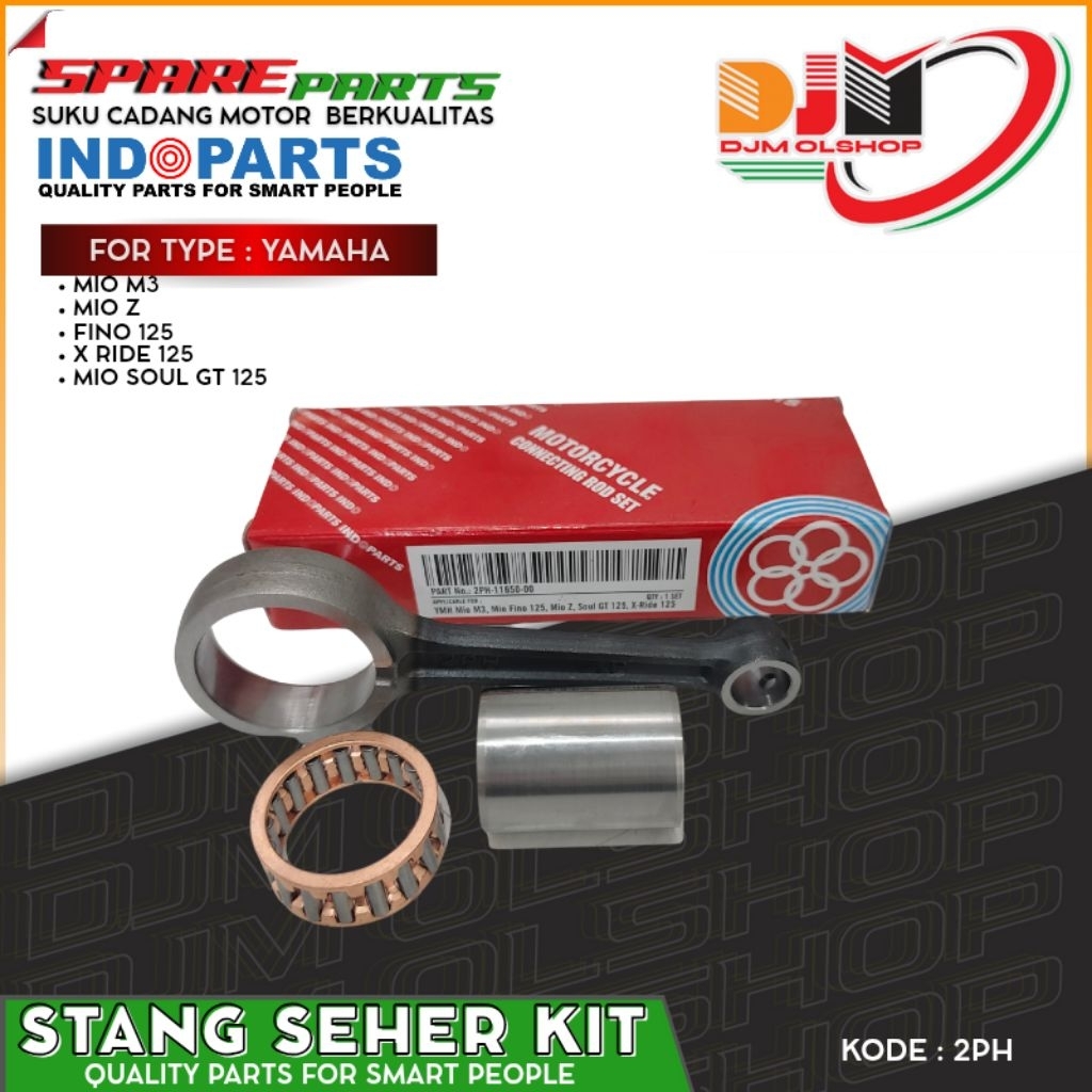 Stang Piston Stang Seher Kit Mio M3 Mio Z X ride 125 Fino 125 Original Indoparts