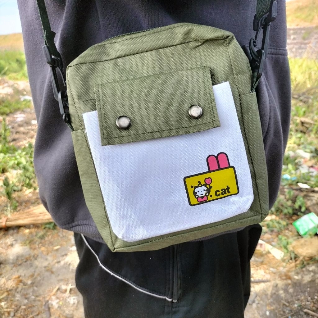 Tas Selempang Anak Dan Remaja | Tas Selempang Wanita Kanvas | Tas Cewek Lucu | Tas Fashion Korean St