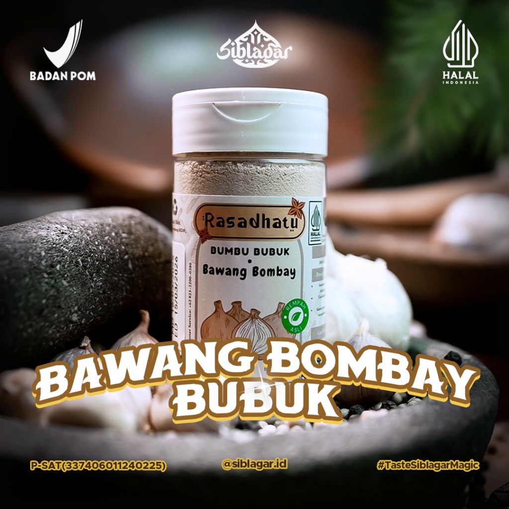 

BAWANG BOMBAY BUBUK (Onion) SIBLAGAR 54 gram | Bawang Bombay Premium Pilihan - Bumbu Dapur