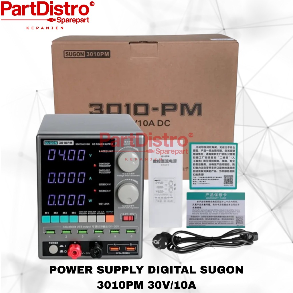 POWER SUPPLY DIGITAL SUGON 3010PM 30V/10A