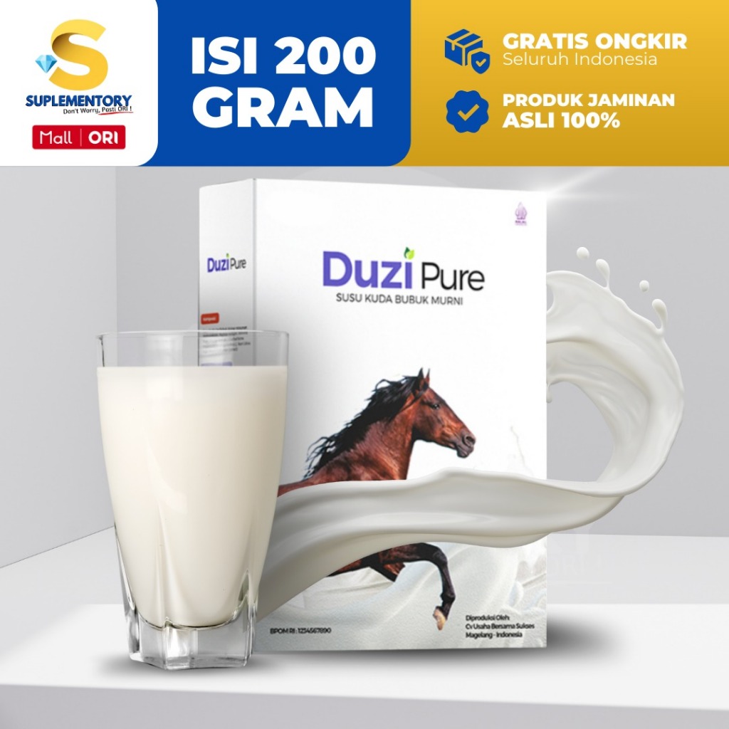 

Duzi Pure Susu Kuda Liar Herbal Asli Original 1 Box