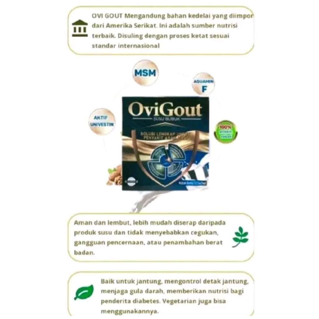 

Ovigout Milk Susu Herbal Obat Nyeri Sendi Patah Tulang