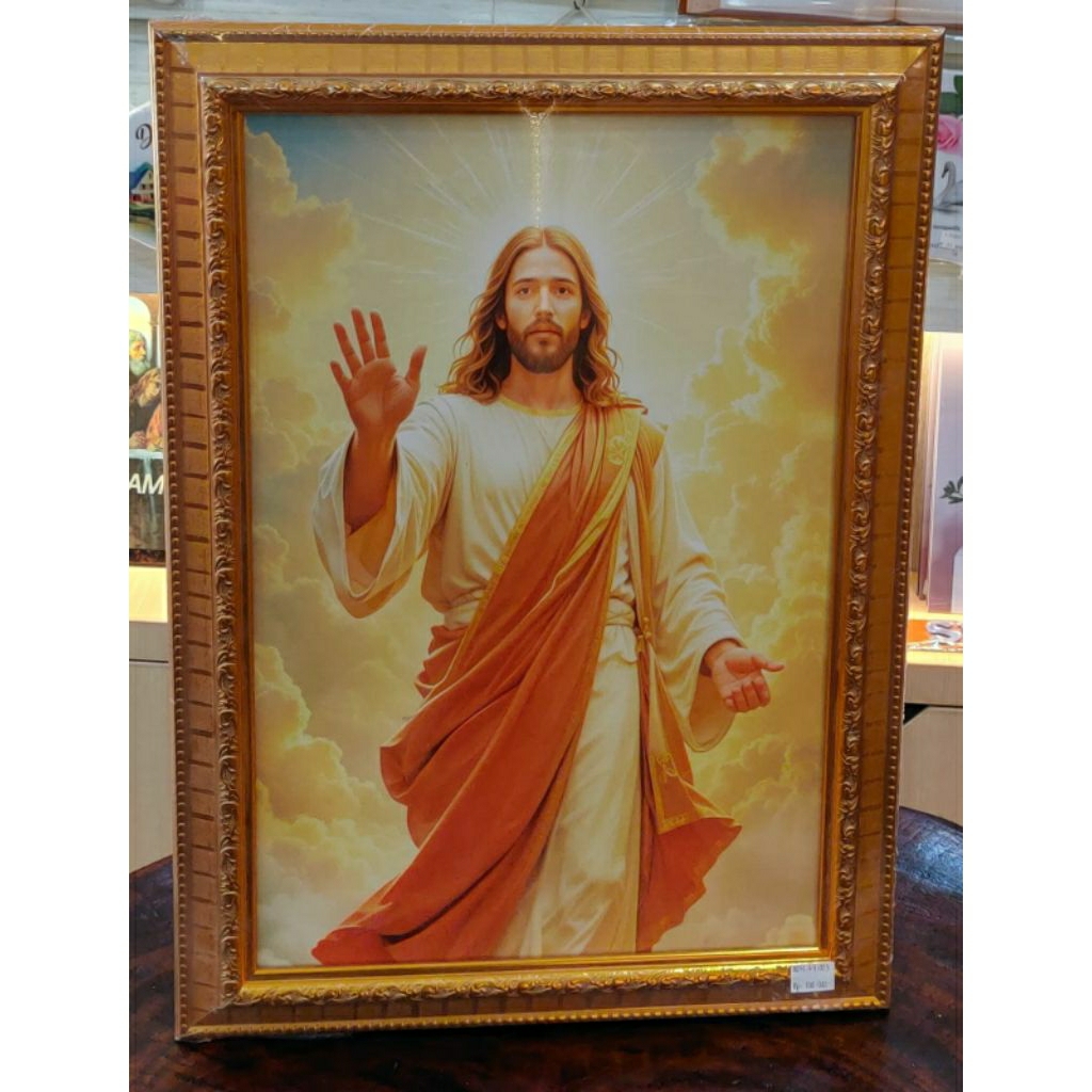 PAJANGAN BINGKAI GAMBAR TUHAN YESUS
