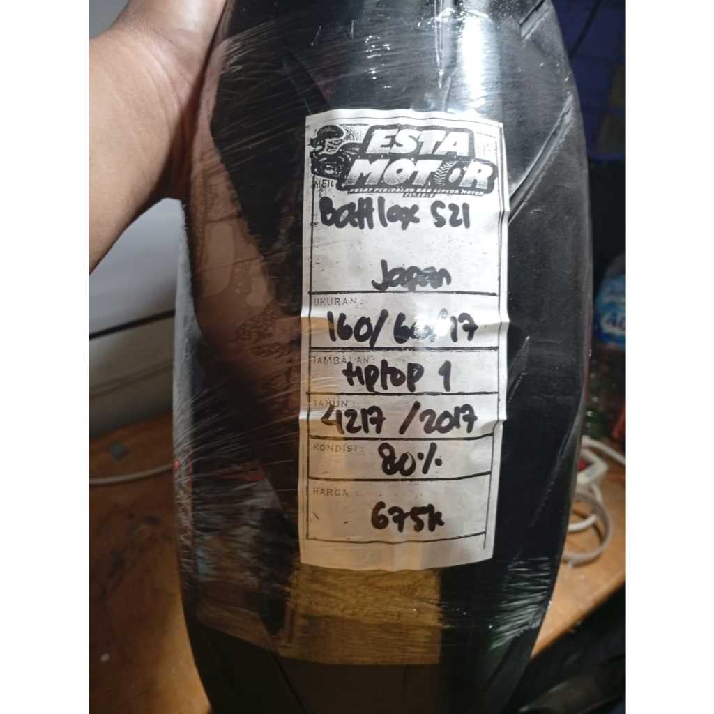 BAN COPOTAN BATTLAX S 21 RING 17 UKURAN 160 60 17 KODE4217