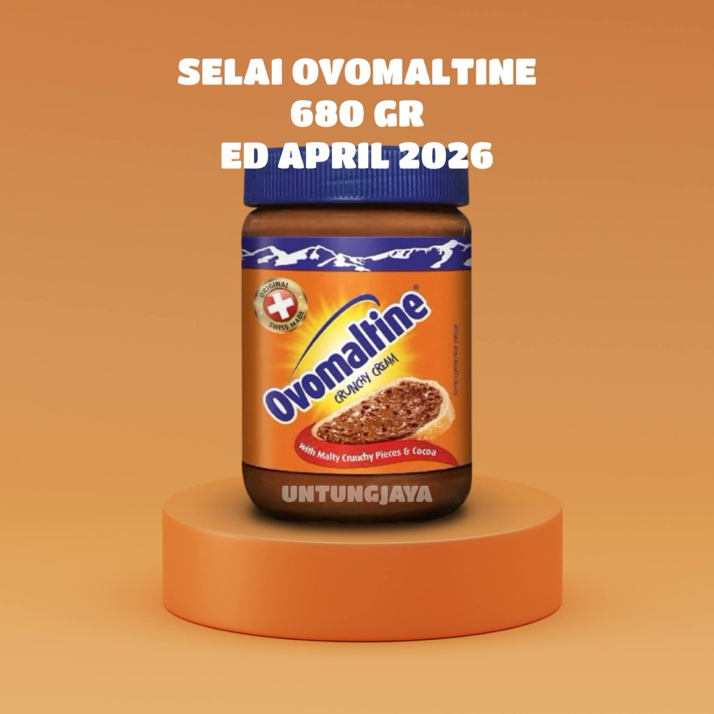 

SELAI OVOMALTINE 680 GR // OVOMALTINE CRUNCHY CREAM 680GR // OVOMALTINE SELAI 680GR