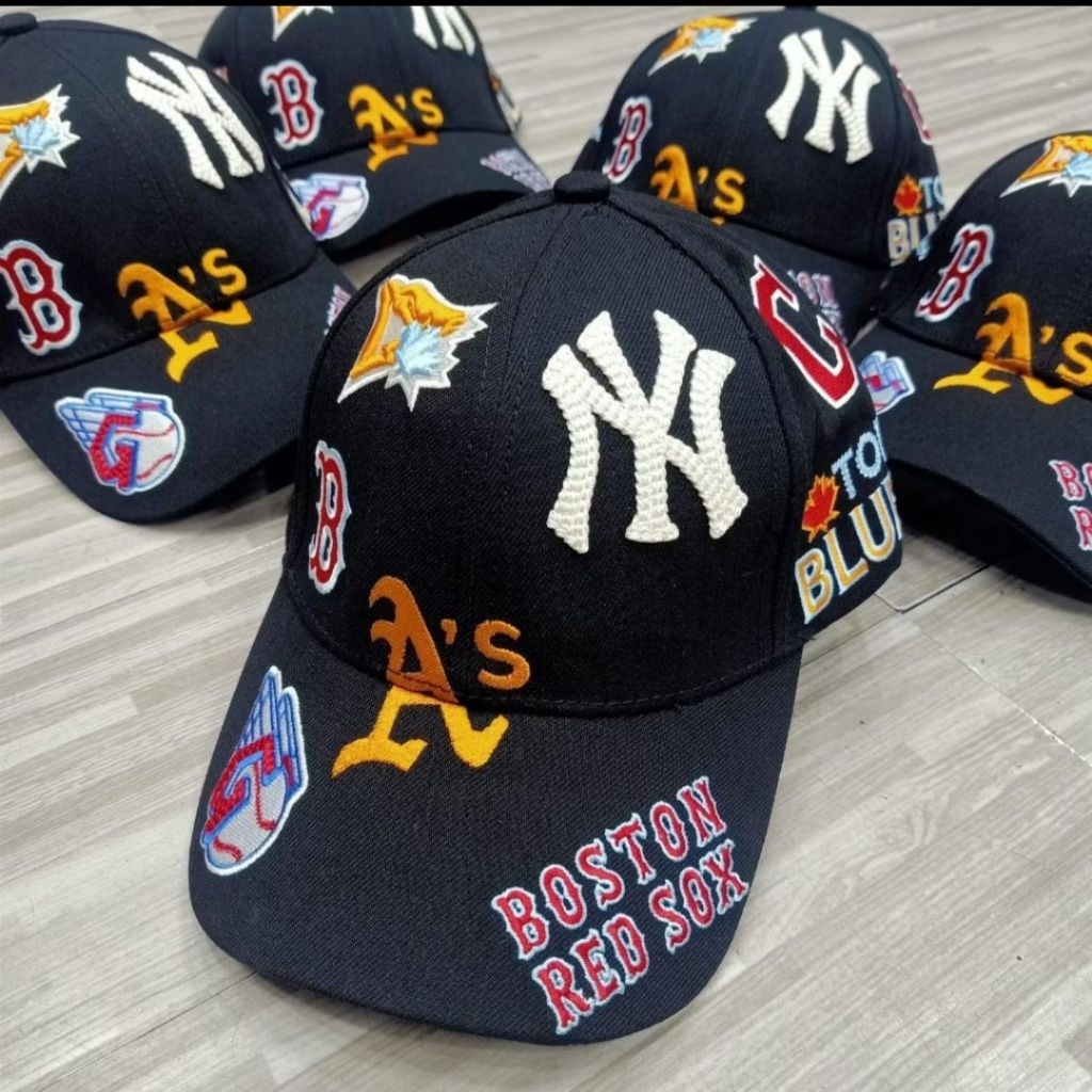 Topi Baseball MLB fuji full bordir super premium quality unisex