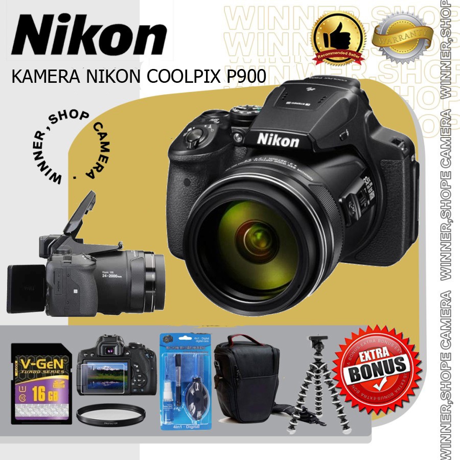 NIKON COOLPIX P900 / KAMERA NIKON COOLPIX P900 / NIKON P900 Nikon Coolpix P900 Zoom Camera