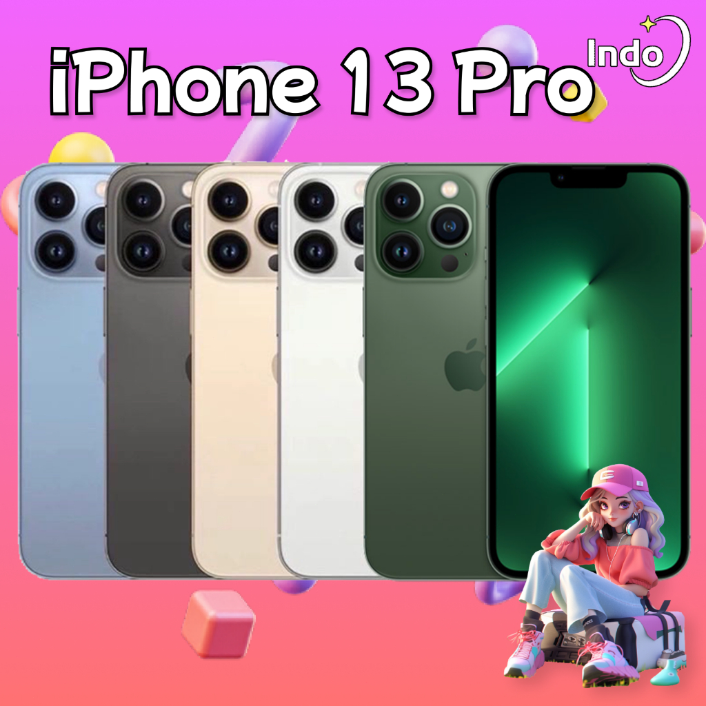 iPhone 13 Pro 128GB 256GB 6.1" Second fullset phone All green Seken like new Unlocked apple IP 13pro