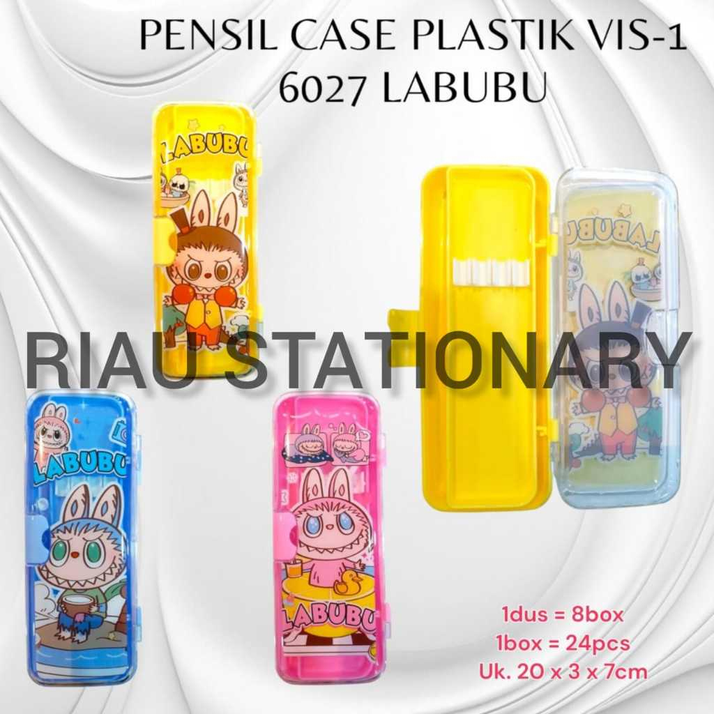

Tempat Pensil Plastik/Pensil Case Plastik VIS 1 6027 LABUBU MOTIF