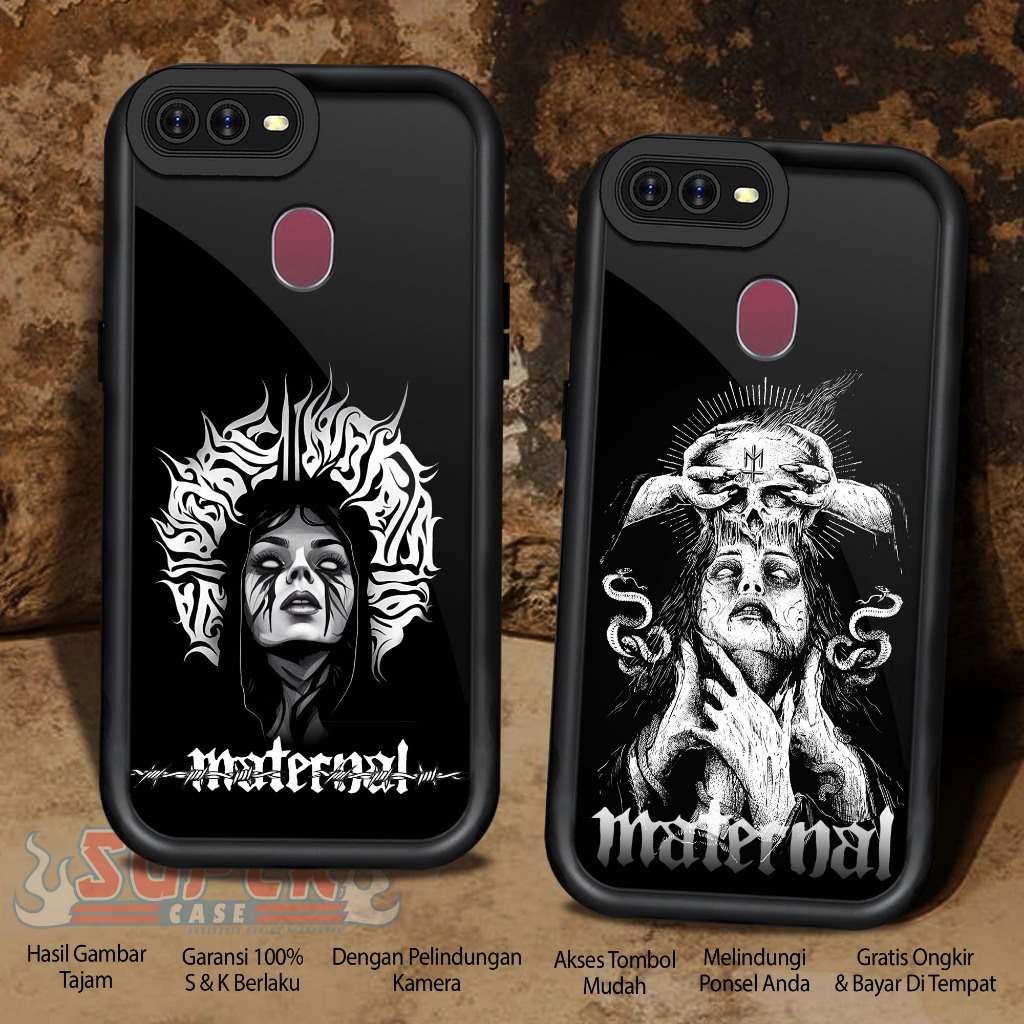 Case Premium Compatible For OPPO F9 F9 PRO REALME 2 PRO AX7 Motif [ MATERNAL ] Casing Softcase gloss