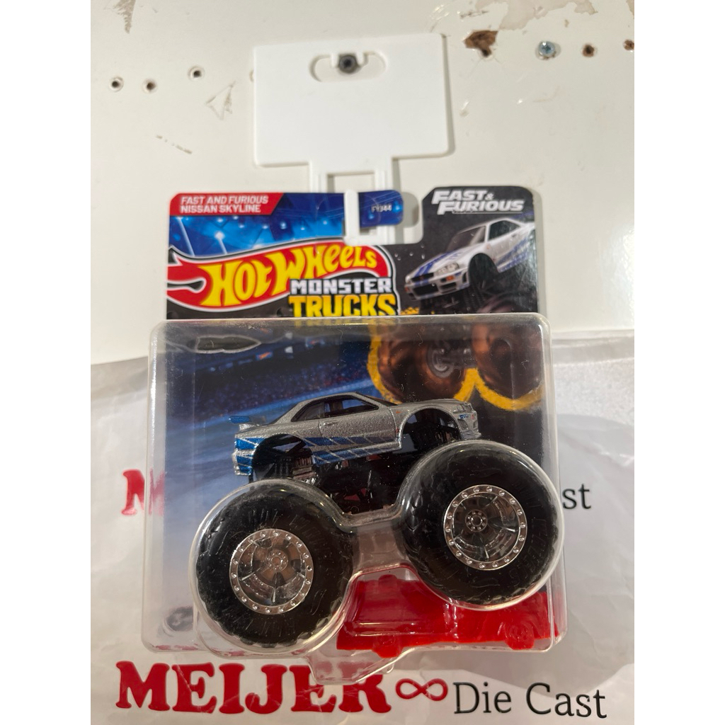 Hot Wheels Monster Trucks Fast & Furious Nissan Skyline 2025 Edition