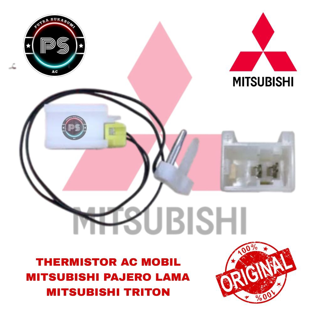 SWNSOR THERMISTOR TERMISTOR AC MOBIL MITSUBISHI PAJERO LAMA TRITON LAMA ORIGINAL