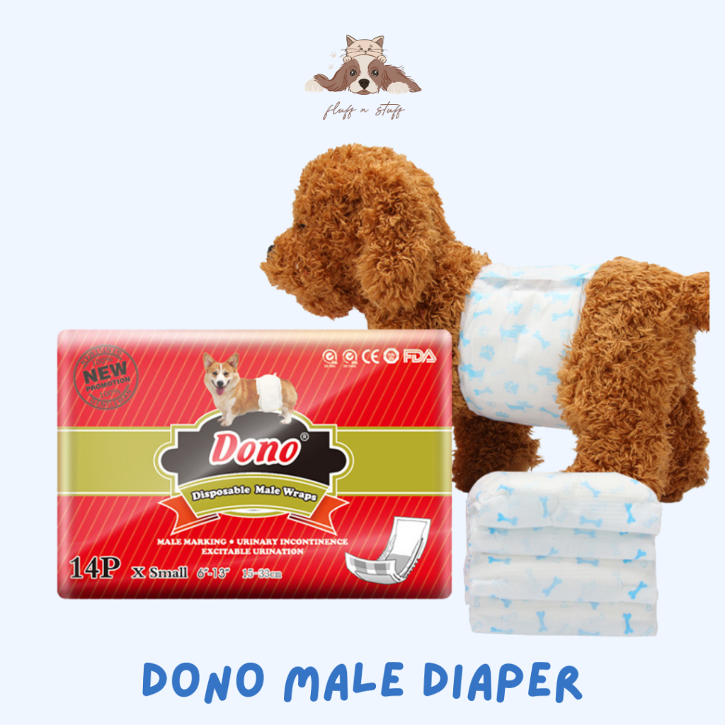 Dono Male Diaper Pampers anjing jantan Popok anjing jantan