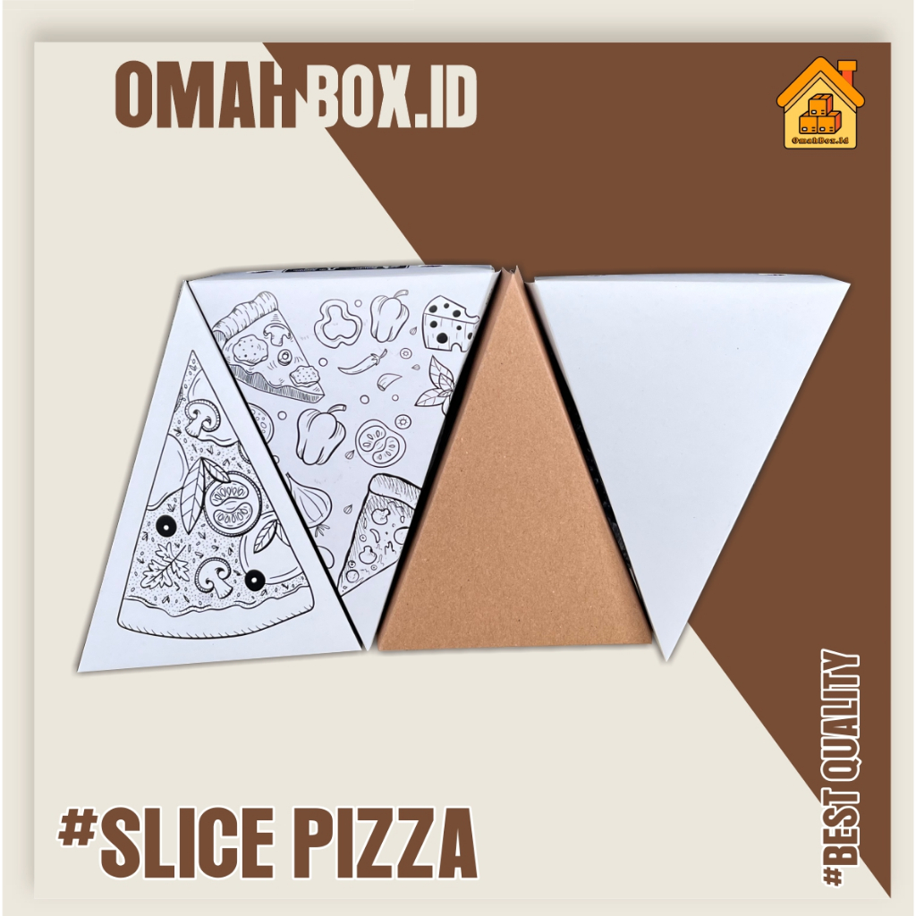 

box slice pizza 17x12,5x3,5 cm | boxcake | boxpizza | slicepizza | laminasi Dalam | slicepizzamotif | slicemotif