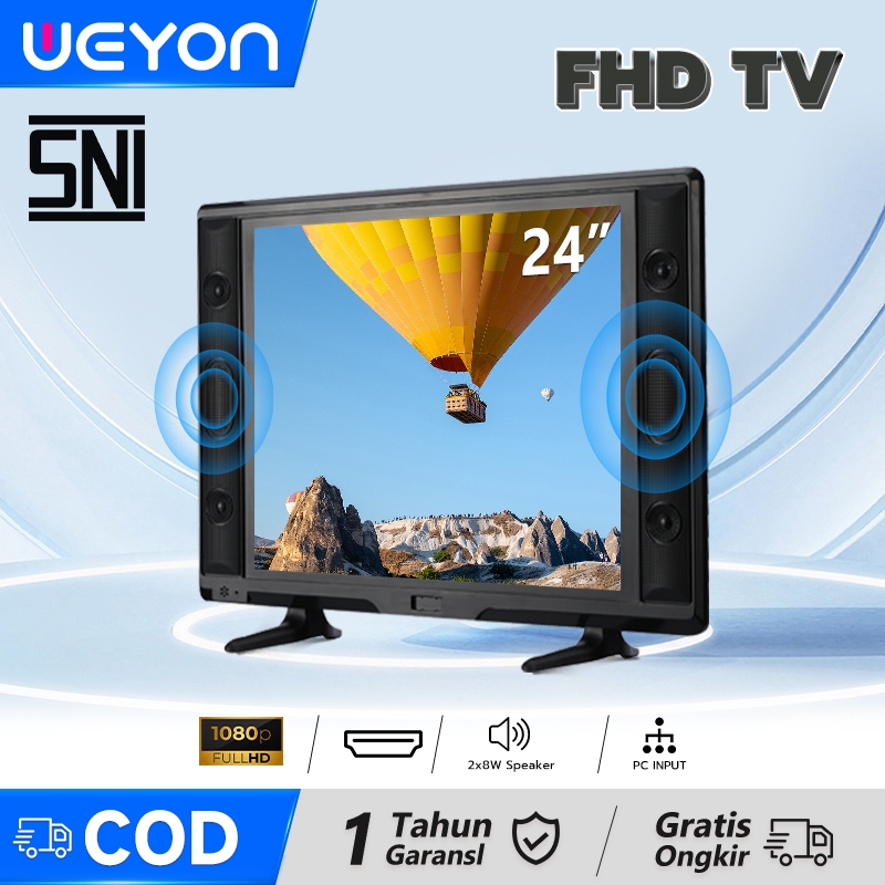WEYON TV Digital 24 inch TV LED Televisi Murah Monitor LED TV 20 Inch 21 Inch 22 Inch 24 Inch 25 Inc