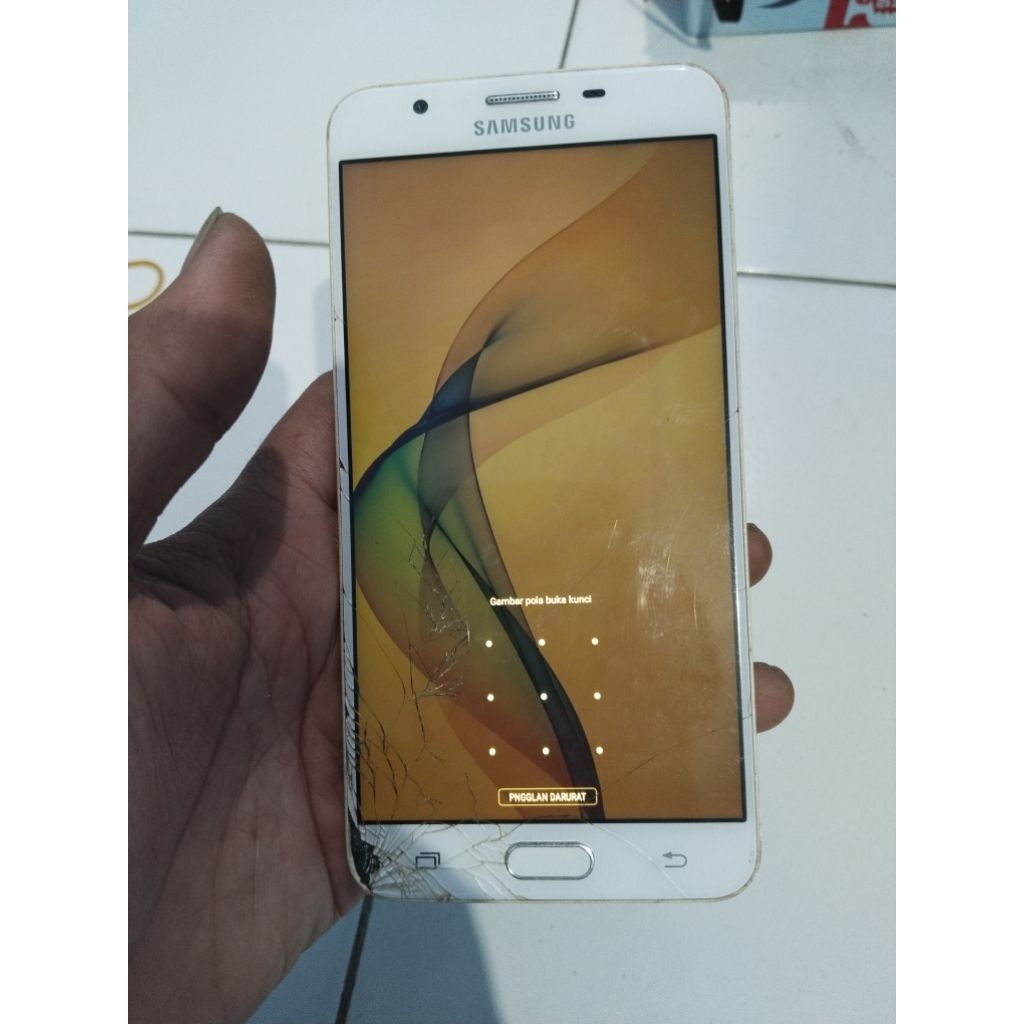 mesin samsung j7 prime minus lcd tested