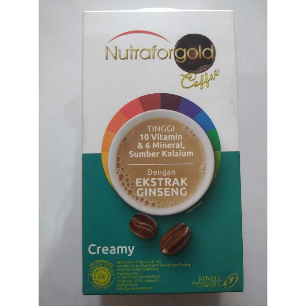 

Nutrafor Gold Coffee Tinggi Vitamin & Mineral
