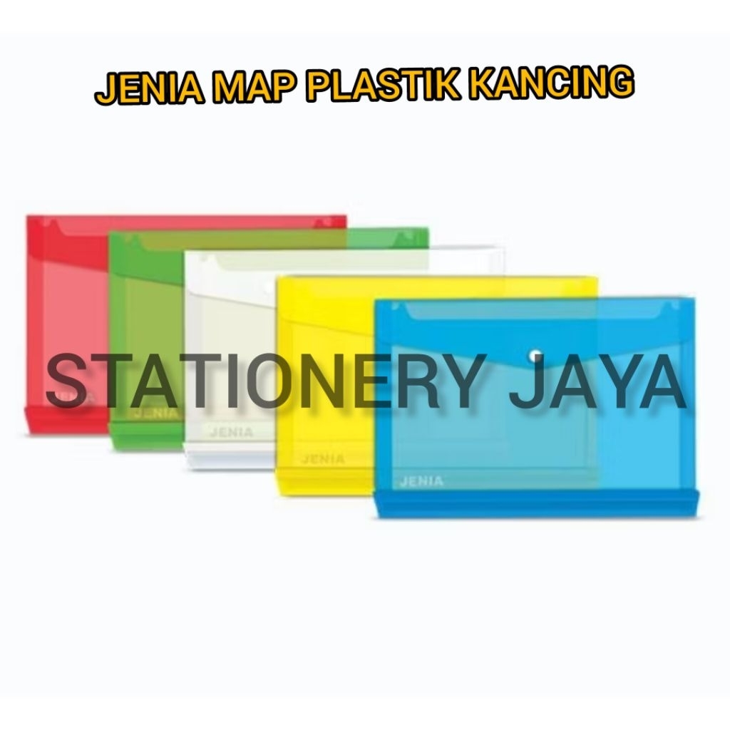 

Map Plastik Kancing Transparan