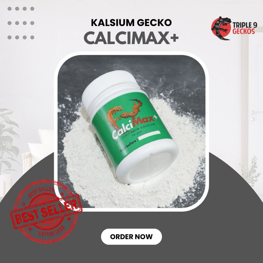 CALCIMAX+ CALCIMAX PLUS KALSIUM LEOPARD GECKO PENCEGAH PENYAKIT MBD