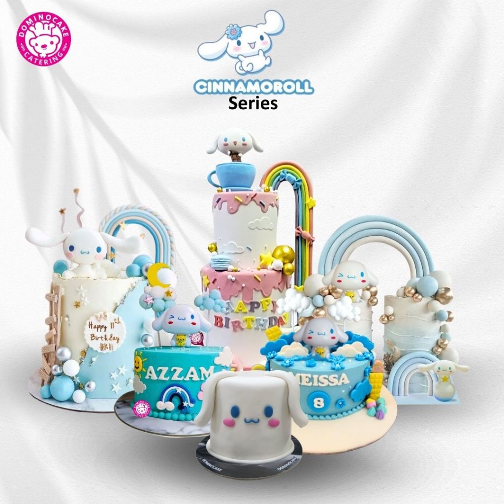 Dominocake | Kue Ulang Tahun Cinnamoroll | Birthday Cake